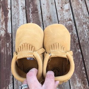Freshly picked toddler moccasins